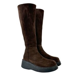 UNIF | Shoes | Brown Unif Bundt Boot Size 6 | Poshmark